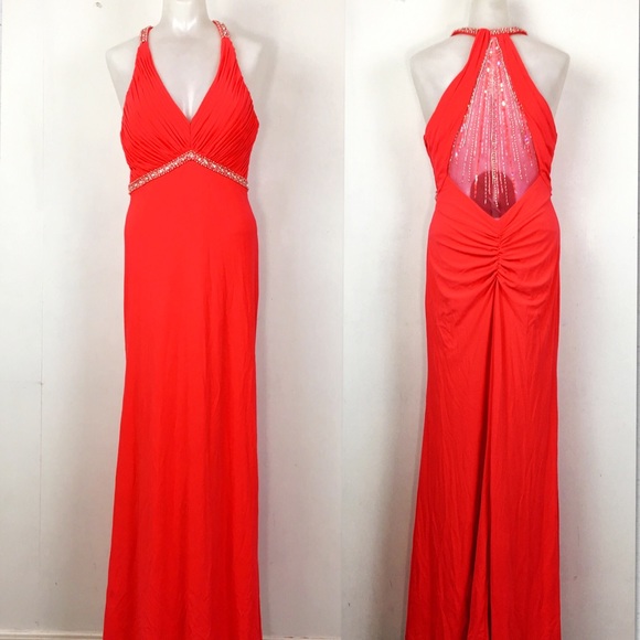 CACHET Formal Gown Beaded floor length - Picture 3 of 11